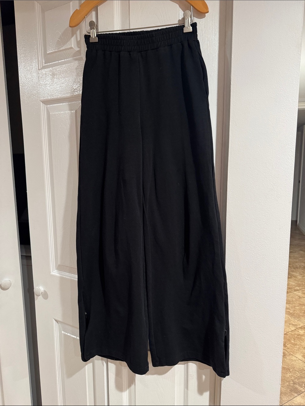 ZaraBlack Wide Leg Pull-On Pants size s